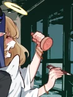 アスラ・秘書ちやん（右）