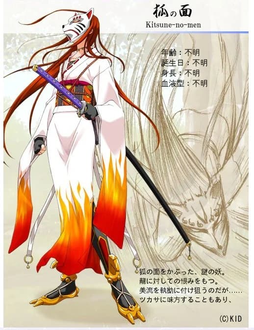 狐の面