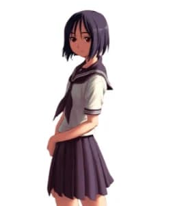 踏切の少女