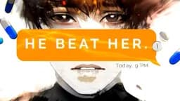 HE BEAT HER.