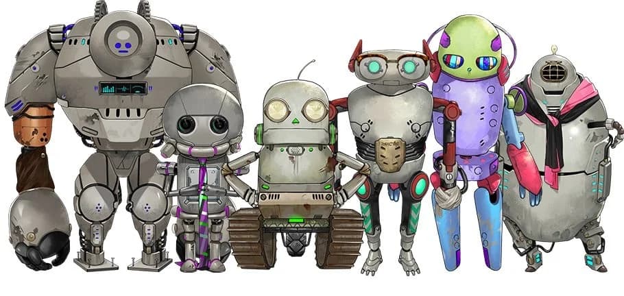 ウーユリーフ・タウンのロボットたち